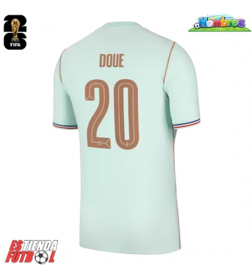 Francia Desire Doue #20 Segunda Equipación Mundial 2026 Manga Corta